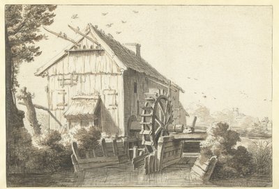Moulin à eau - Cornelis Saftleven (attributed to)