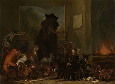 Satire sur le procès de Johan van Oldenbarneveldt - Cornelis Saftleven