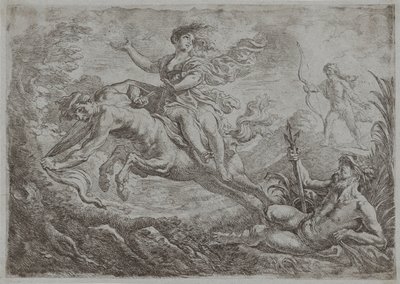 Nessus frappé par la flèche empoisonnée d