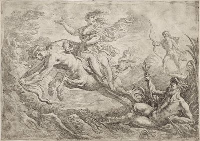 Nessus frappé par la flèche empoisonnée d