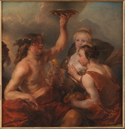 Bacchus, Cérès et Vénus - Cornelis Schut