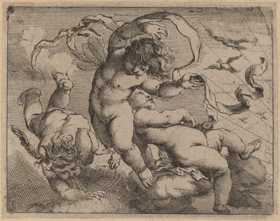 Trois putti volants - Cornelis Schut I