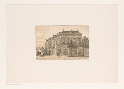 Bloc de maisons du XVIIIe siècle - Cornelis Springer (possibly)