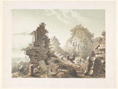 Ruine de Tjandi Lora Djongrang - Cornelis Springer