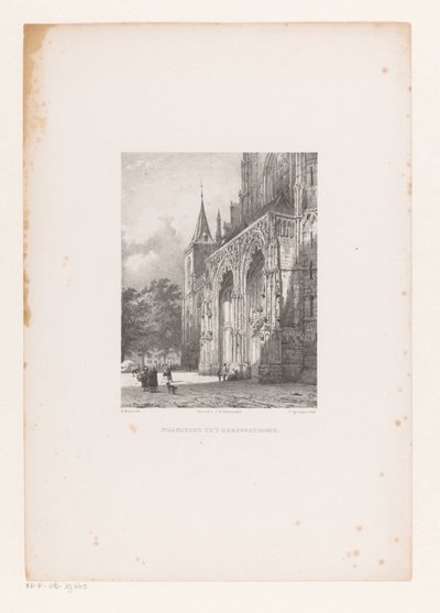 Cathédrale Saint-Jean à Den Bosch - Cornelis Springer