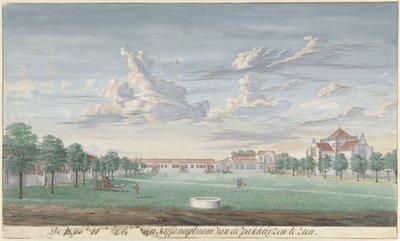 La cour intérieure du fort Jaffnapatnam à Ceylan - Cornelis Steiger