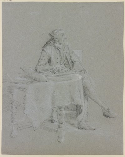 Cavalier assis à table - Cornelis Troost