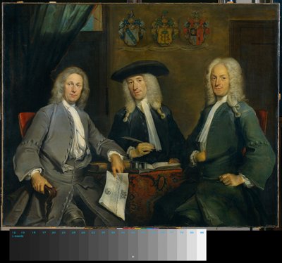 Trois syndics de la guilde des chirurgiens - Cornelis Troost