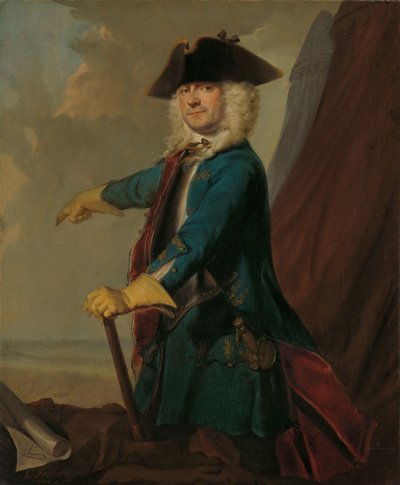 Gerrit Sichterman (1688-1730). Quartier-maître général de la cavalerie, colonel du régiment d