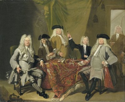 Inspecteurs du Collegium Medicum à Amsterdam, 1724 - Cornelis Troost