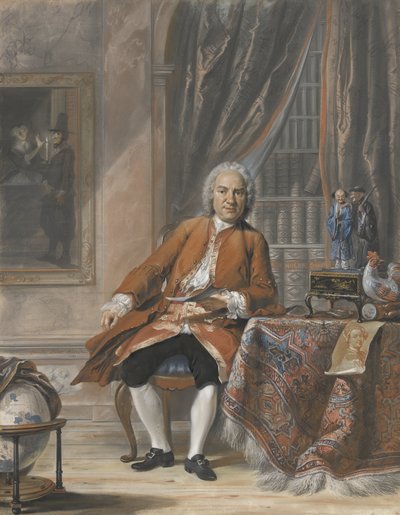 Portrait de Joan Jacob Mauricius, gouverneur général du Suriname - Cornelis Troost