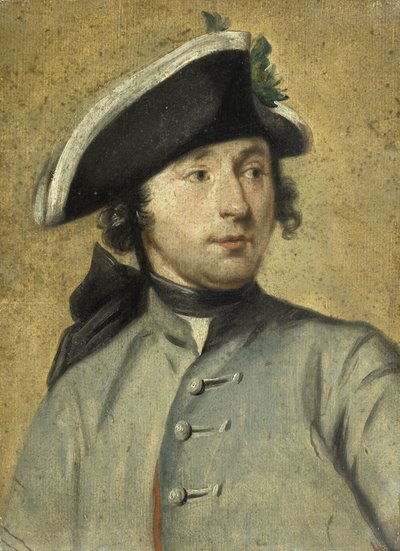 Portrait de Ludolf Backhuysen II, peintre et dragon, petit-fils du peintre marin Ludolf Backhuysen I - Cornelis Troost