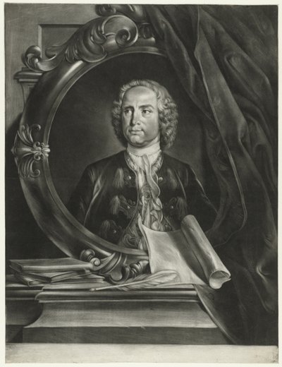 Portrait du compositeur Pietro Antonio Locatelli 1695-1764 - Cornelis Troost