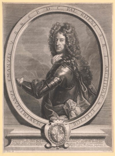 Électeur de Bavière Maximilien II Emmanuel (gravure) - Cornelis Vermeulen