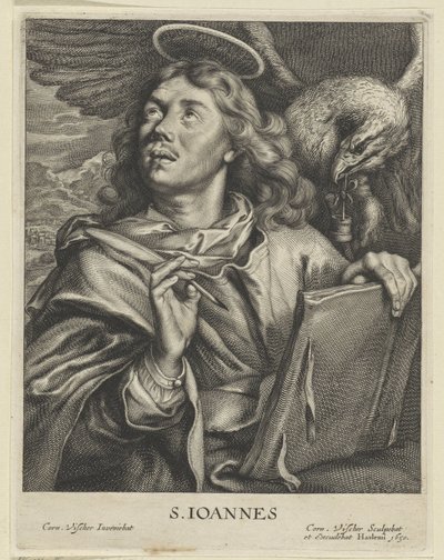 Évangéliste Jean (Quatre évangélistes) - Cornelis Visscher (II)