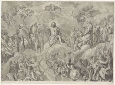 Jugement dernier (plaque supérieure) - Cornelis Visscher (II)