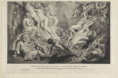 Jugement dernier (plaque inférieure) - Cornelis Visscher (II)