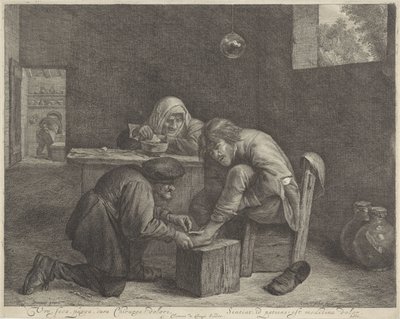 Homme chez un médecin - Cornelis Visscher (II)