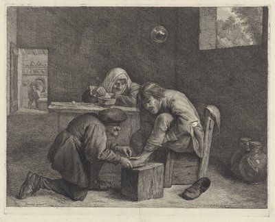 Homme chez un médecin - Cornelis Visscher (II)
