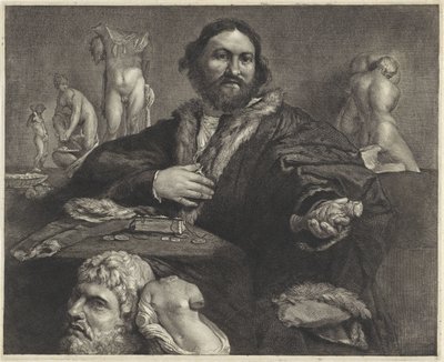 Portrait du collectionneur Andrea Odoni - Cornelis Visscher (II)