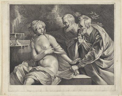 Suzanne et les vieillards - Cornelis Visscher (II)
