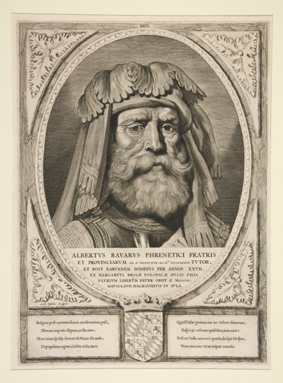 Albertvs Bavarvs Phrenetici Fratris et Provinciarvm - Cornelis Visscher