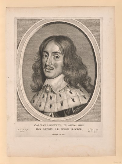 Charles Louis, comte palatin, tiré de Effigies Variae... - Cornelis Visscher