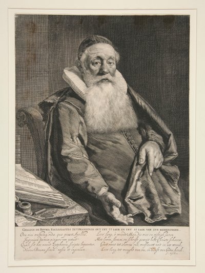 Gellius de Bouma, ministre de l
