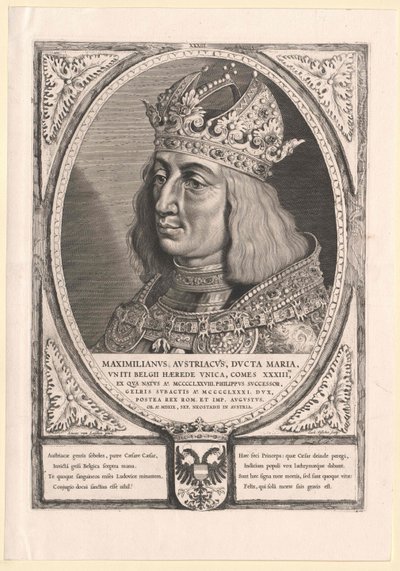 Saint Empereur Romain Maximilien I - Cornelis Visscher