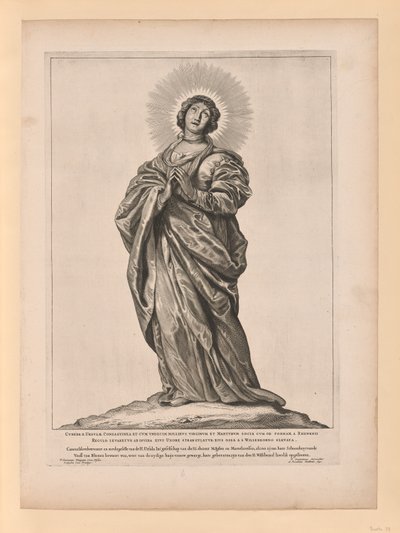 Saint Cunera, de Saints du Nord et du Sud des Pays-Bas - Cornelis Visscher