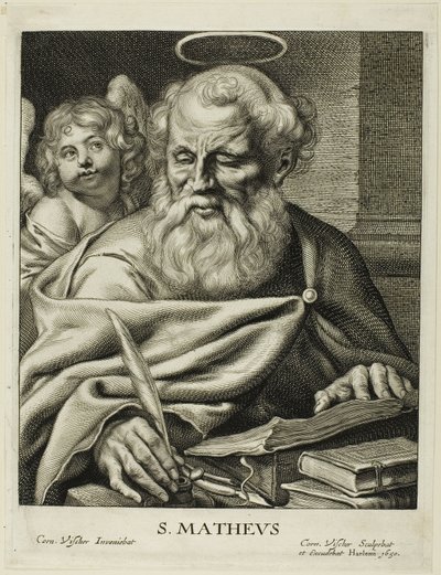 Saint Matthieu - Cornelis Visscher