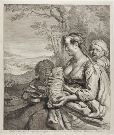 La femme bohème - Cornelis Visscher