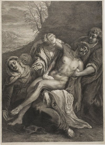 La Lamentation, du Cabinet Reynst - Cornelis Visscher
