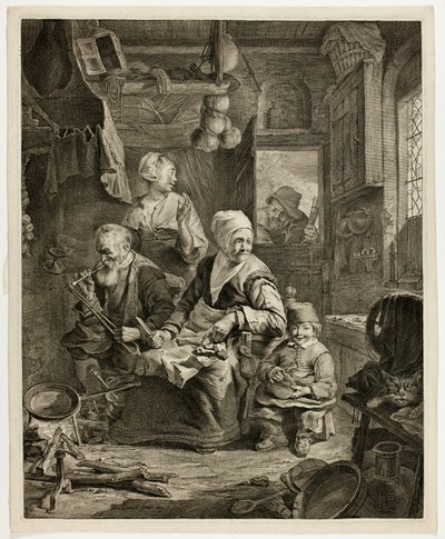 La femme aux crêpes - Cornelis Visscher