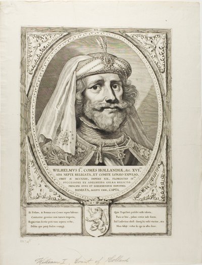 Guillaume Ier, extrait des Principes Hollandiae, Zelandiae, et Frisiae - Cornelis Visscher