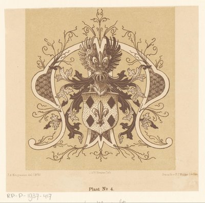 Blason de la famille Van Mansvelt - Cornelis Willem Hendrik Verster van Wulverhorst