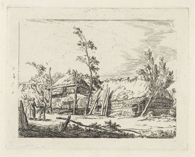 Ferme avec meule de foin - Cornelis de Kruyff