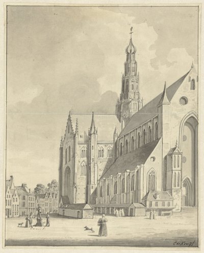 La Saint-Bavon à Haarlem - Cornelis de Kruyff