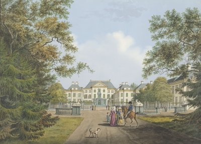 Vue du palais Het Loo - Cornelis de Kruyff