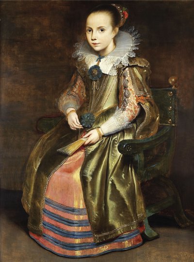 Elisabeth Vekemans en petite fille - Cornelis de Vos