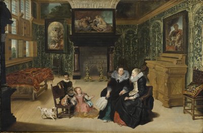 Intérieur, appelé le salon Rubens par Cornelis de Vos - Cornelis de Vos