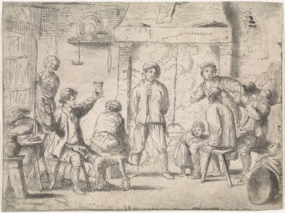 Paysans dans une auberge - Cornelis de Wael