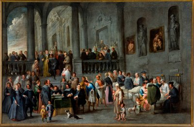 Cycle des Sept Œuvres de Miséricorde Corporale : Visiter les Malades - Cornelis de Wael