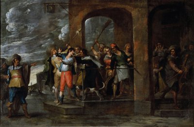 Histoire du fils prodigue : expulsion - Cornelis de Wael