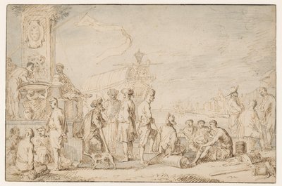 Port maritime oriental - Cornelis de Wael