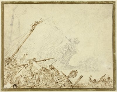 Naufrage - Cornelis de Wael
