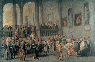 Visiter les malades - Cornelis de Wael