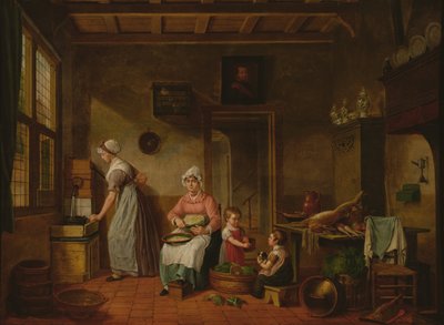 Intérieur de cuisine, 1820 - Cornelis van Cuylenburg