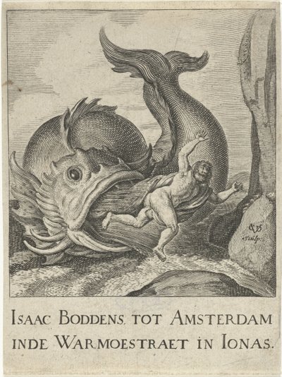 Jonas recraché par la baleine - Cornelis van Dalen (I)