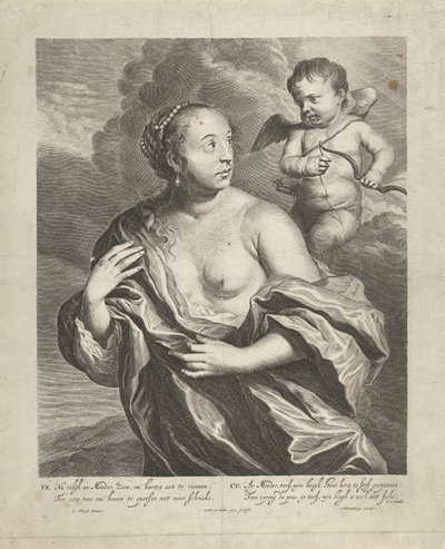 Vénus et Cupidon - Cornelis van Dalen (II)